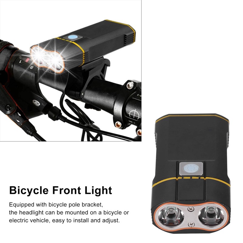 LED Bicycle Headlight 5 Modes Mountain Bike Front Light for