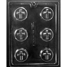 Life of the Party R073 Cross Cookie Chocolate Candy Mold