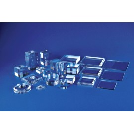 Clear Acrylic Square Beveled Display Base, 6" W x 6"L x 1" H FREE SHIPPING