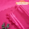Entisn 4 Pack Hot Pink Satin Tablecloth 54 x 54