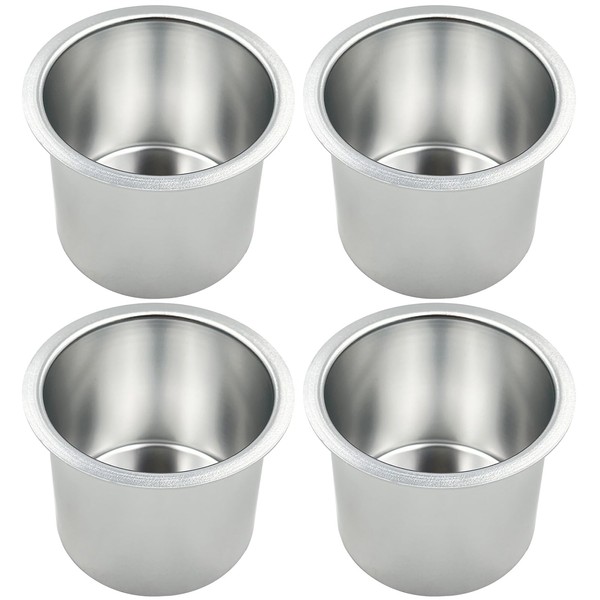 SEETOOOGAMES Drop-in Cup Holder Insert - Jumbo Silver Aluminum Cup
