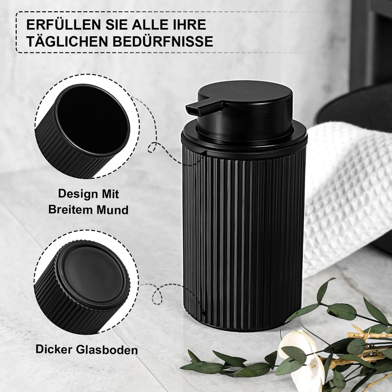 GMISUN Soap Dispenser Matte Black