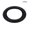 QUARKZMAN Rubber Speaker Foam Edge Circumference Rings 3.5 Inches 54