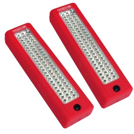 Pack of 2-72 LED Magnetic Worklight Inspection Lamp Torches + Lifetime Warranty