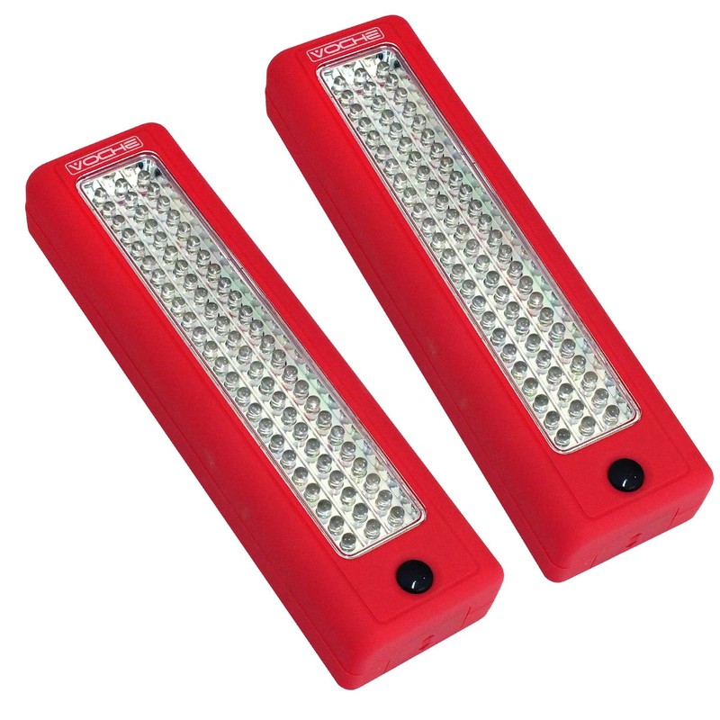 Pack of 2-72 LED Magnetic Worklight Inspection Lamp Torches +