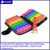 Fortnight Pill Organiser Wallet | 14 Day Removable Daily compartments