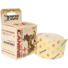 Kinesio Canine Kinesiology Tape for Dogs: 2 in. x 16.5 ft. (Creme)