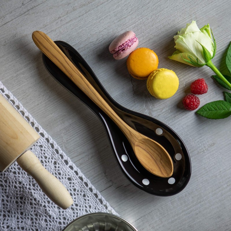 City to Cottage Handcrafted Ceramic Spoon Rest - Kitchen Countertop