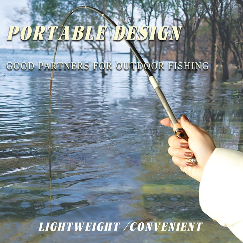 KHEALING のべ竿 延べ竿 振出 竿 軽量 超軽量仕様 小物万能竿 ノベルドミニマム 全長1.2m/