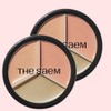 The Saem Cover Perfection Triple Pot Concealer 13.5g, 01 Correct Beige, 2 ea. / 더샘 커버 퍼펙션 트리플 팟 컨실러 13.5g, 01 코렉트 베이지, 2개