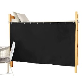 Navhao 1 Panel Dorm Home Solid Thicken Bunk Blackout Bed Curtains Cloth Bed Canopy Students Single Sleeper