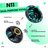 MAGICYOYO N11 Professional Unresponsive Yoyo for Advanced, Dual Mode Metal