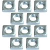AERZETIX - C49557 - Set of 10 Square Nuts M4