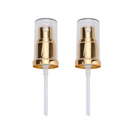 Sohynca 2pcs Replacement Pump for Foundation Bottle Compatible with Both Double Wear and Mac(Gold Color)