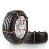 Snow Chains, 225-295mm Universal Tire Chains for Car, SUV, RV,