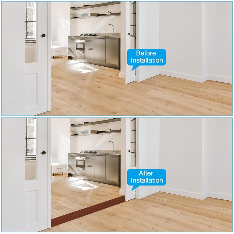 PATIKIL Self Adhesive Floor Transition Strip 1.6 in x 3.3