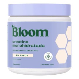 Bloom Creatina Monohidratada De Alta Pureza Sin Sabor                                                                                                 