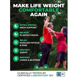 Plantillas para Zapatos de los Hombres y Mujeres - Para las Fascitis Plantar - Para Pie Plano - Para los Pieses Planos - Plantillas Ortopédicas