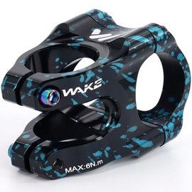 FOMTOR Bike Stem 31.8 Stem 35mm Mountain Bike Stem 0 Degree 31.8mm 35 mm Handlebar Short Stem for MTB BMX Road Bicycle Black Blue