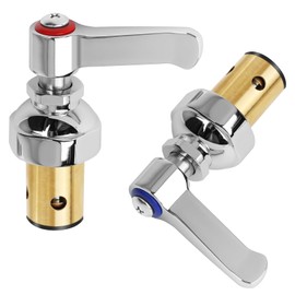 Handle Stem Assembly Hot & Cold Fits for T&S Brass Faucets Replace 002713-40 002714-40, Spindle Assembly Cartridge Faucet Valve Replacement Part