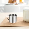 Hemoton Stainless Steel Water Cup 5-Pack Multipurpose Water Drinking Cups