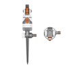 4 Functions Circular Sprinkler Lawn Sprinkler Novelty Up to 350