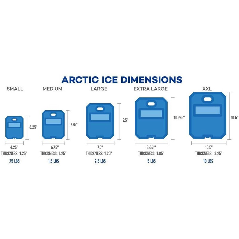 ARCTIC ICE Chillin' Brew Series, Long Lasting Reusable Ice Pack,