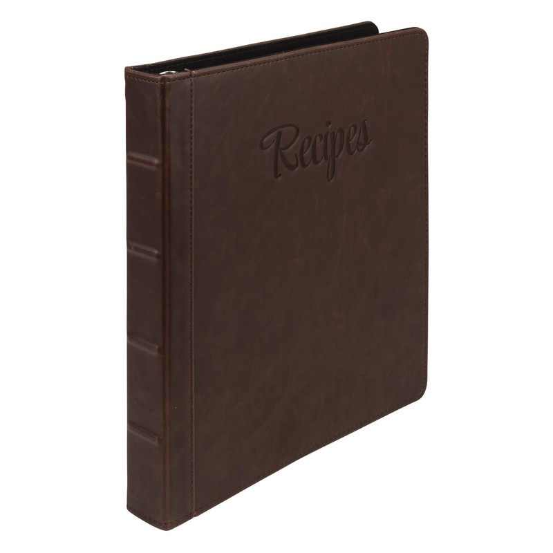 Samsill Recipe Binder 8.5x11, 3 Ring Recipe Book Binder to