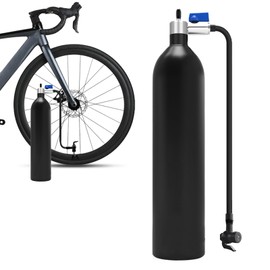 Air Pump for Bike Tires | Tire Booster Cylinder,200PSI Portable Tyre Compressor Pump Vacuum Inflator for Mountain Road Bicycles Cyclists