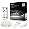 Tatazone 32.8ft 6500K White COB Led Strip Light with RF