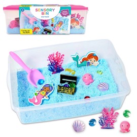 Creativity for Kids Mermaid Sensory Bin Kit for Toddlers 3 Years Wiggly Foam Toys Gems Treasure C...