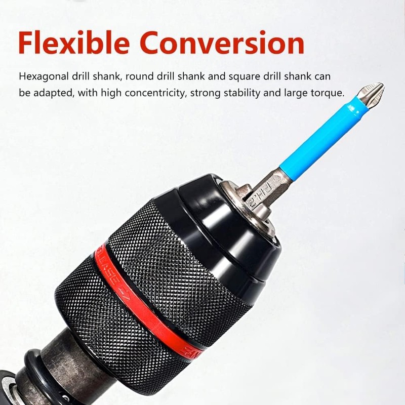 AOMUCH Keyless Hand Drill Chuck Fits 1/2-20UNF Mount 1.5 to