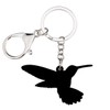 WEVENI - Llavero de acrílico con diseño de colibrí para