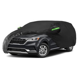 Proadsy 2025 Upgrade Car Cover Custom Fit for Kia Carnival 2022-2025, Waterproof All Weather for Automobiles, Full Exterior Cover Rain Snow Sun Protector Indoor Outdoor Car Cover