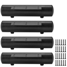 TCHOSUZ 1.5 inch / 4cm Metal Furniture Legs, Pack of 4 Black Iron Sofa Legs Modern Replacement Feet for Home DIY Projects Sofa Couch Coffee Table Cupboard Ottoman TV Stand Laptop Desk