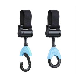 Pram Hooks, Pack of 2 Hooks Pram for Changing Bag, Handbags, Hanging Bags, Backpacks, Pram Accessories, Universal Fit Pram Hooks