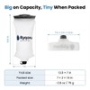 2L Collapsible Water Bag, 28mm Thread Compatible with Sawyer Squeeze