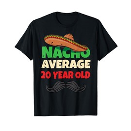Mens 20 Year Old Shirt Twentieth Present Mens 20th Birthday T-Shirt