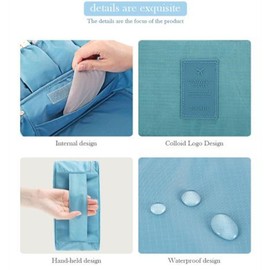 King&Pig Bra Underwear Storage Bag Travel Bag Trip Handbag Luggage Traveling Bag Pouch Case Suitcase Space Saver Container Bags (grey)