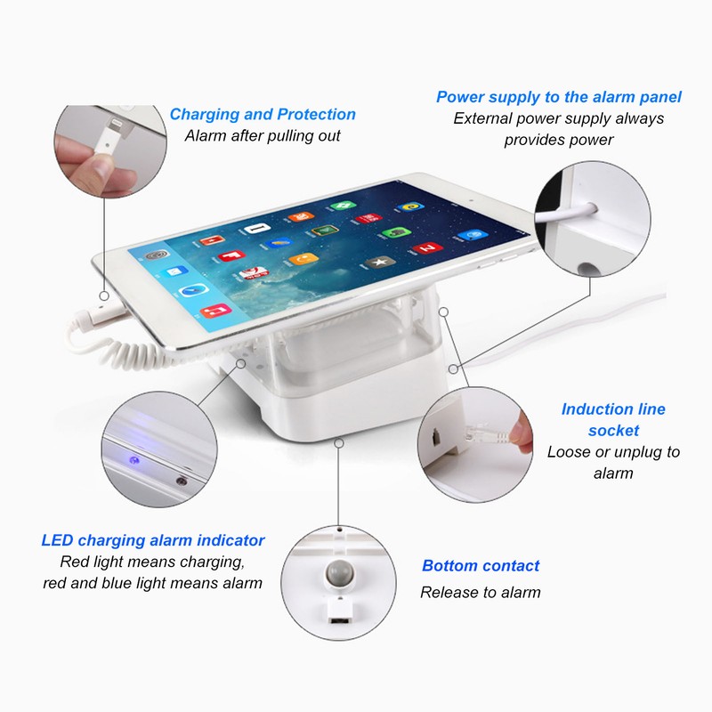 Anti Theft Security Alarm Display Stand 95-120dB Infrared Remote Control