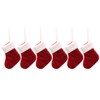 Christmas Cutlery Holders- 6PCS Christmas Tableware Covers Mini Stockings Sock