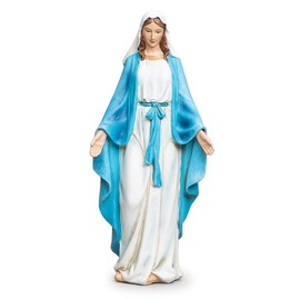 Joseph's Studio by Roman, Renaissance Collection, 6" H Our Lady of Grace Figure, Home Décor, Devout Gift, Prayerful Inspiration (4x2x6)