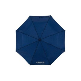 Airbus Automatic Windproof Pocket Umbrella, One-Touch Auto Open/Close, 3-Step Folding Umbrella, navy