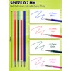 GutSache 12 x Erasable Refills [6 Blue, 2 Red, 2