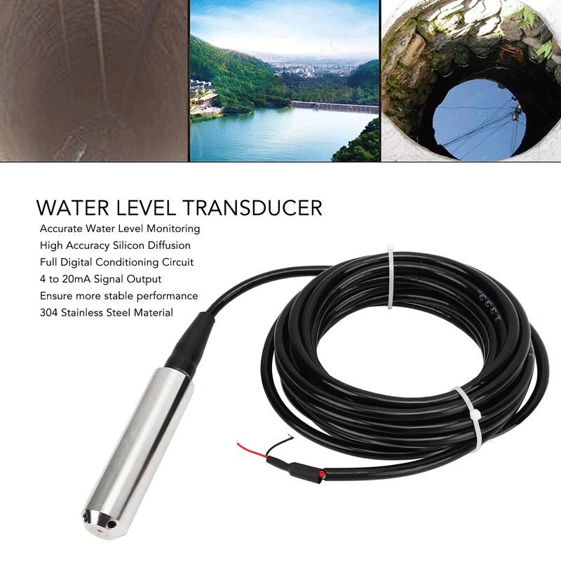 Liquid Level Transmitter 4 to 20mA Output 304 Stainless Steel