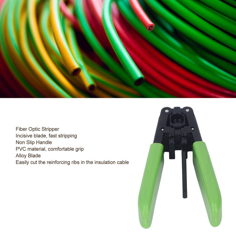 Optical Fiber Cable Stripper Portable Alloy Steel Fiber Stripping Pliers