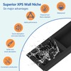 Neohomee 2-Tier XPS Shower Niche,Interior 12"X28" Bathroom Wall Niche Waterproof
