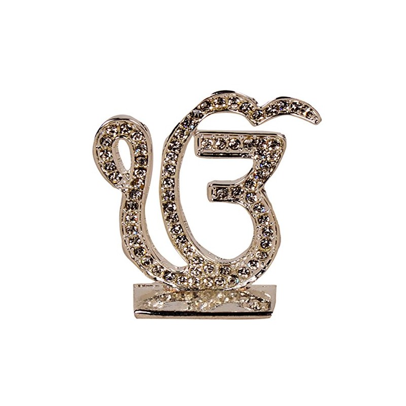 Purpledip Sikh religiöses Symbol 'Ik Onkar' Gott-Is-One Schaustück Statue für