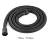 Stainless Steel Black Flexible Shower Hose Waterproof Design 59INCH for