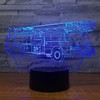 Creative 3D Fire Truck Night Light 16 Colors Changing USB